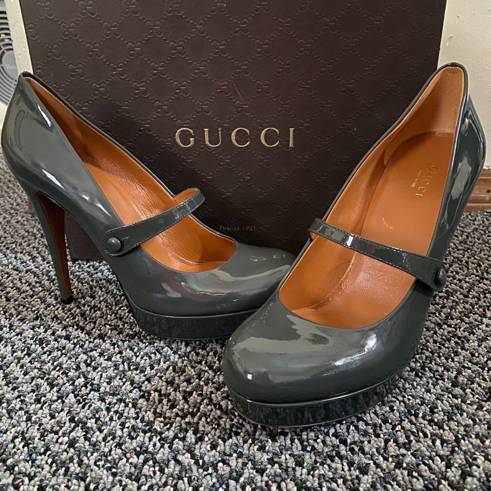 Gucci Mary Jane Patent Leather Heels - Picture 4 of 9